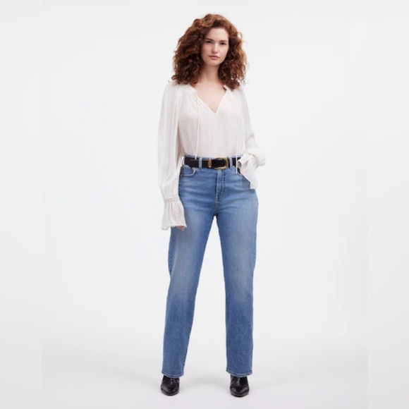 Madewell Denim - Madewell The Curvy '90s Straight Jean Sz 27